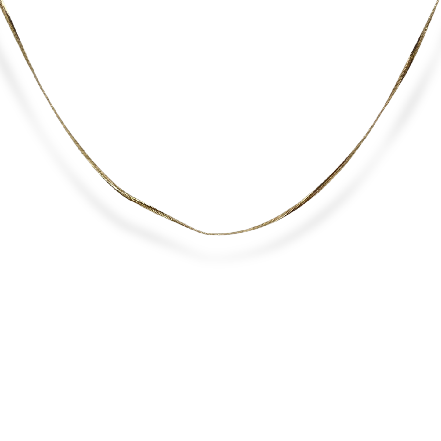 Yassı Yılan Zincir Kolye