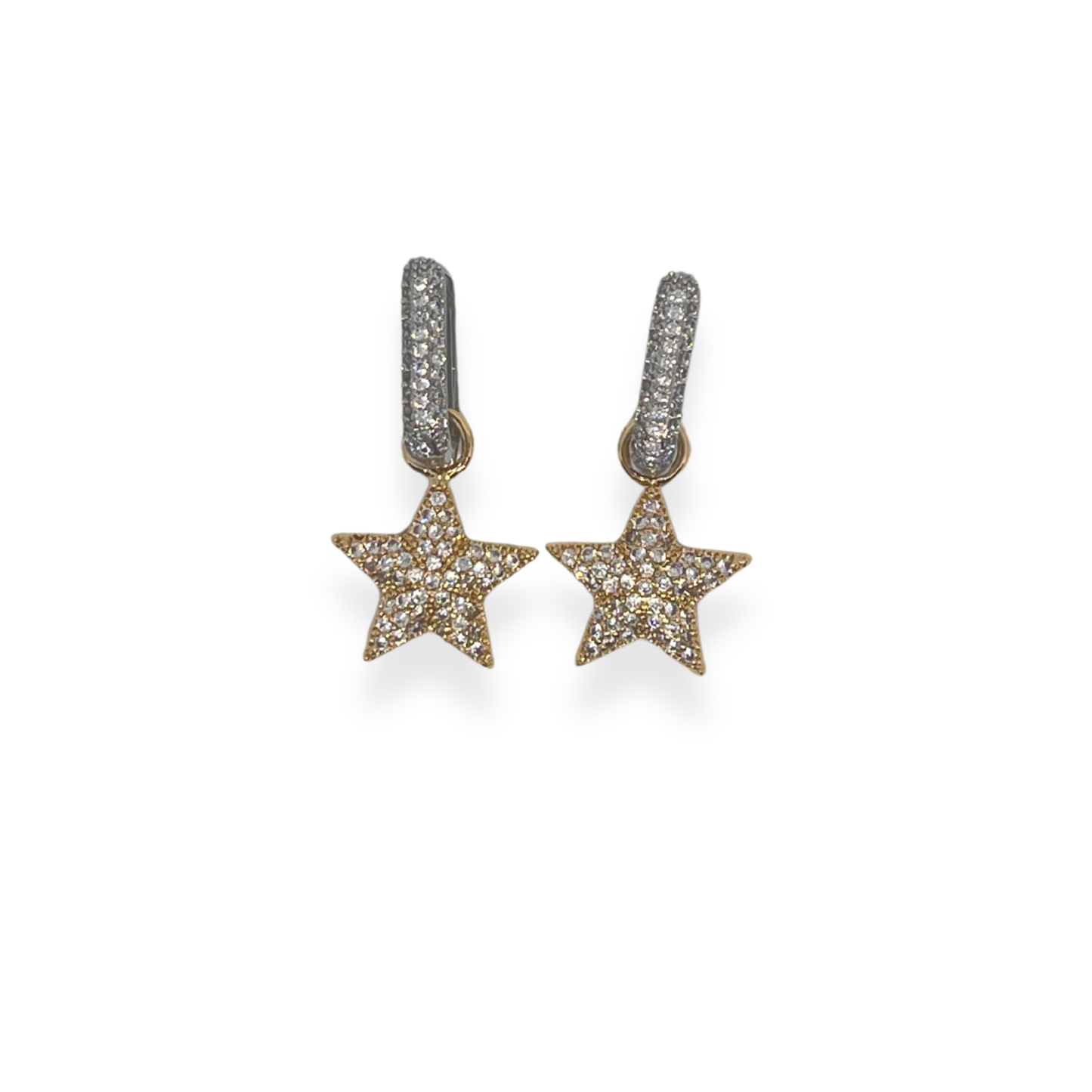 Zirkon Taşlı Yıldız Küpe