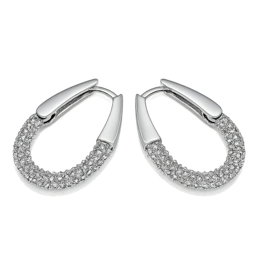 Altın Büyük Chunky Halka Küpe