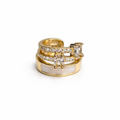 Opaline Gold Ear Cuff