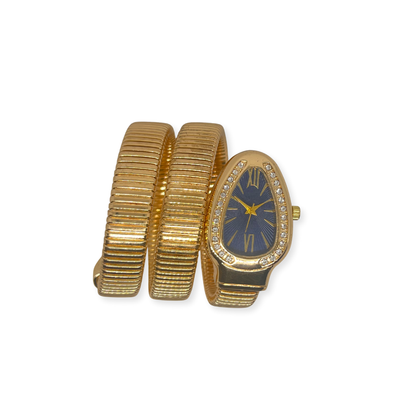 Yılan Formlu Altın Saat