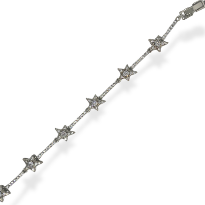 Zirkon Taşlı Yıldız Figürlü Bileklik