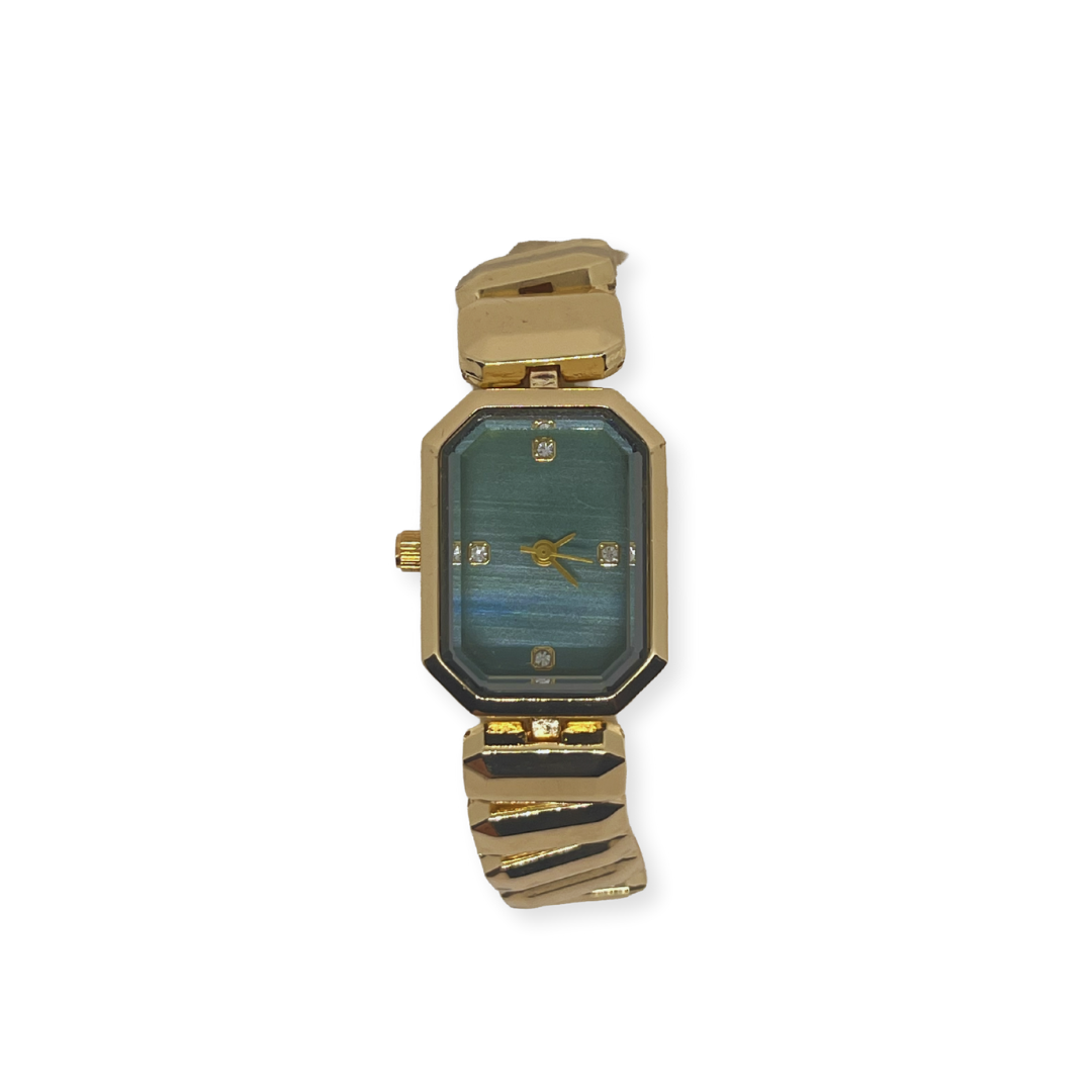 Vintage Dikdörtgen Kasa Saat