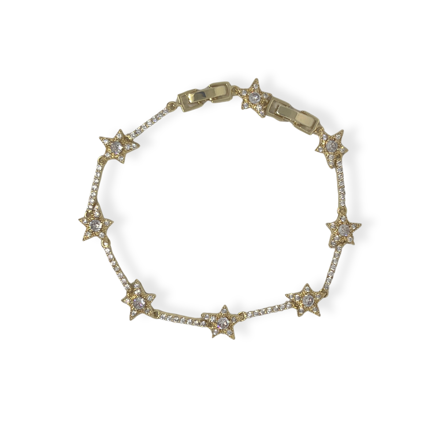 Zirkon Taşlı Yıldız Figürlü Bileklik