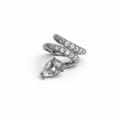 Fluid Shine Silver Ear Cuff