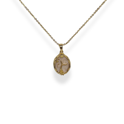 Sanatsal Kadın Figürlü Kolye