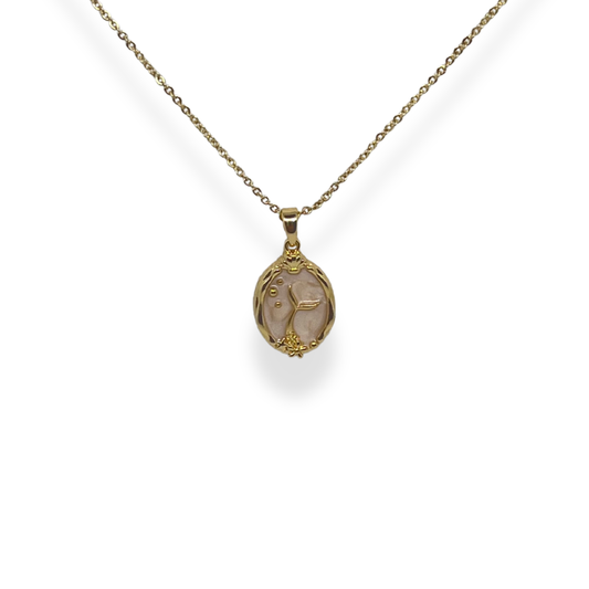 Sanatsal Kadın Figürlü Kolye