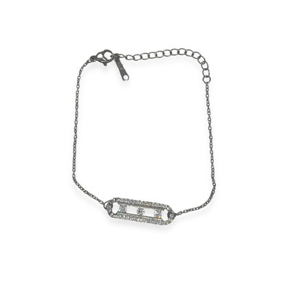 Üç Taş Detaylı Bileklik