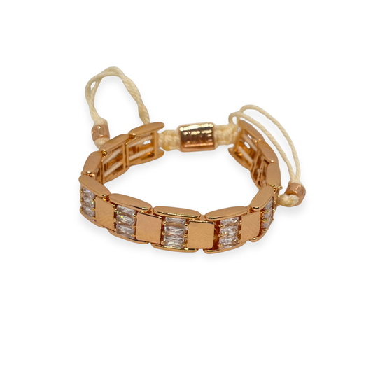 Dikdörtgen Taş Detaylı Bileklik