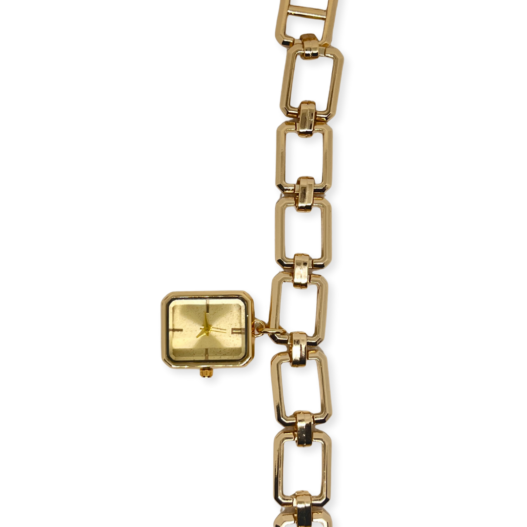 Gold Zincir Bilezik Saat