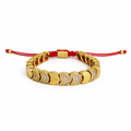 Lunar Red İpli Gold Bileklik