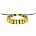 Rhythm Black İpli Gold Bileklik