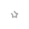 Star Silver Ear Cuff
