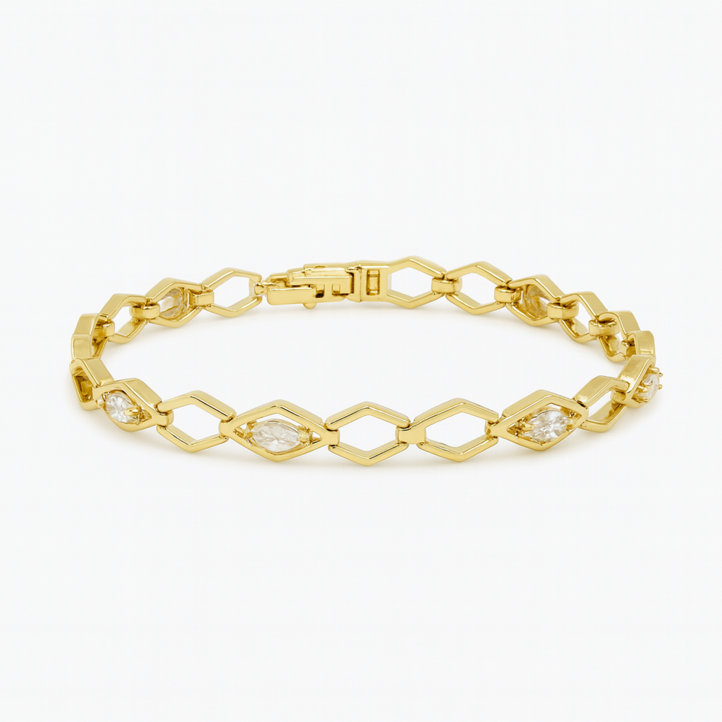 Crystal Gold Bileklik