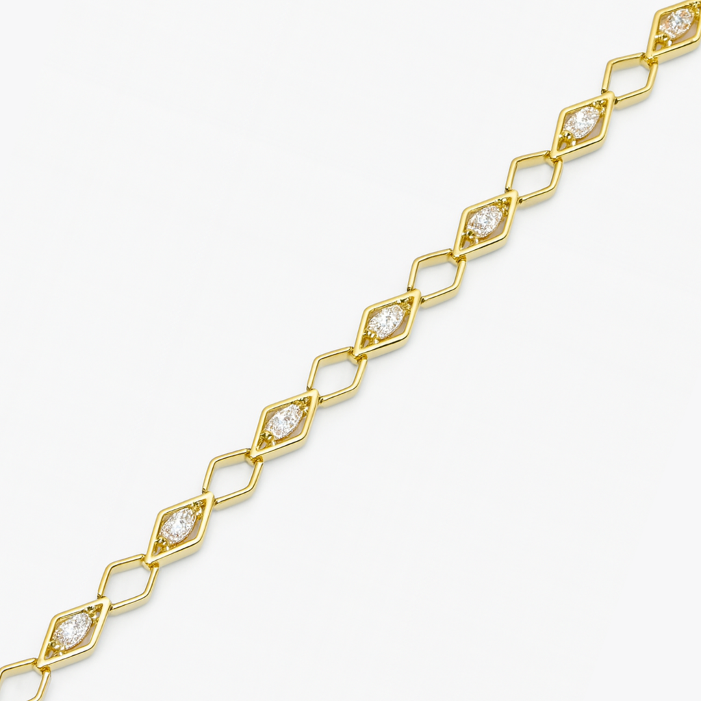 Crystal Gold Bileklik