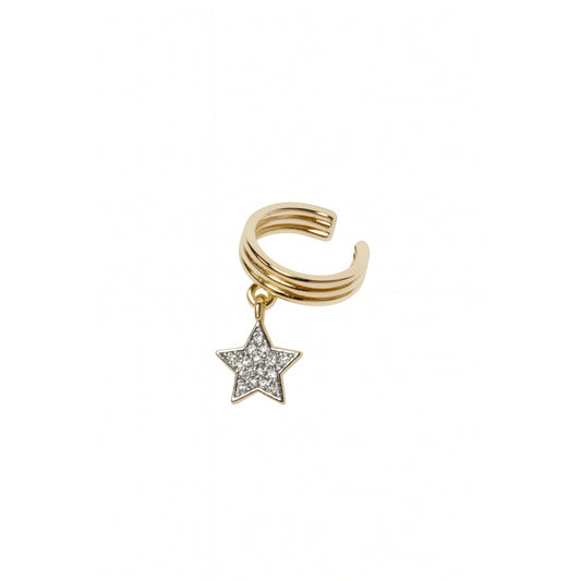 Yıldız Figürlü Taşlı Ear Cuff