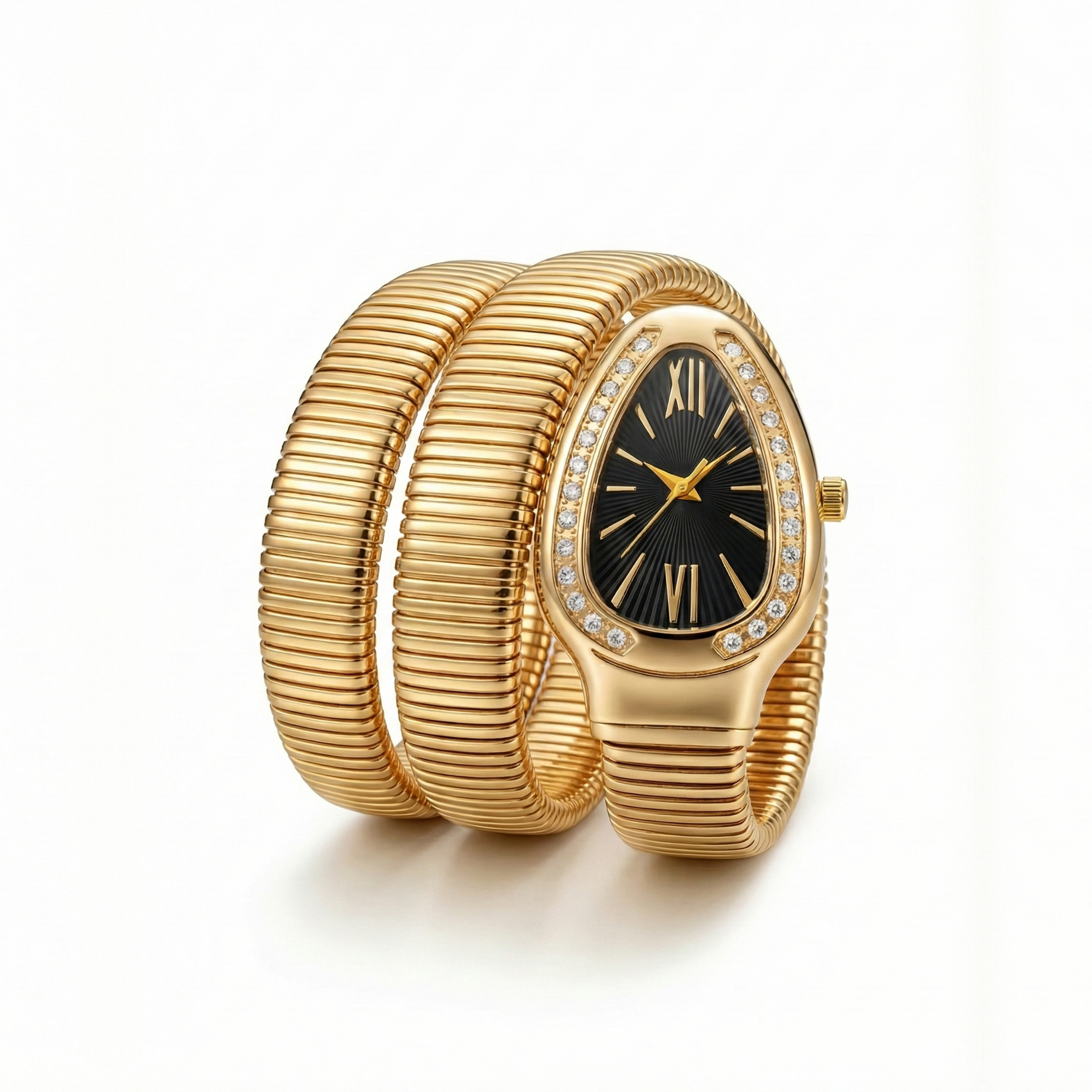 Snake Black Gold Saat