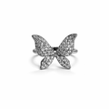 Butterfly Silver Ear Cuff