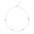 Zircon Bar Silver Kolye