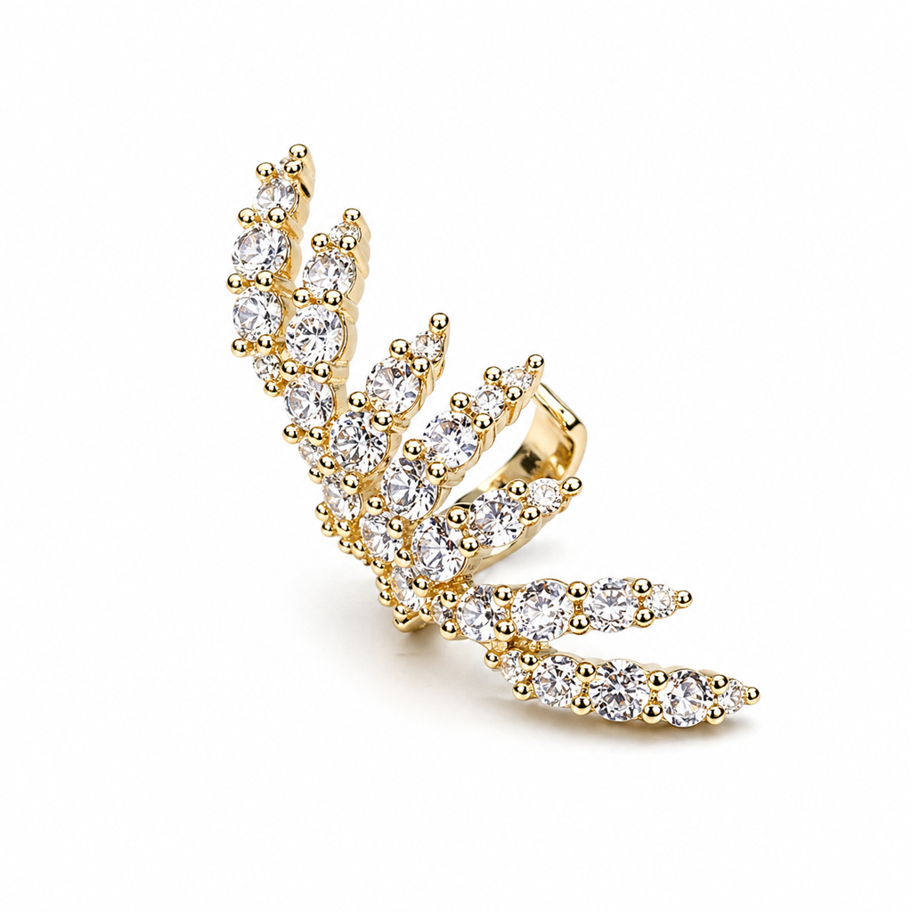 Aether Wing Gold Ear Cuff