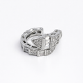 Baguette Luxe Silver Ear Cuff