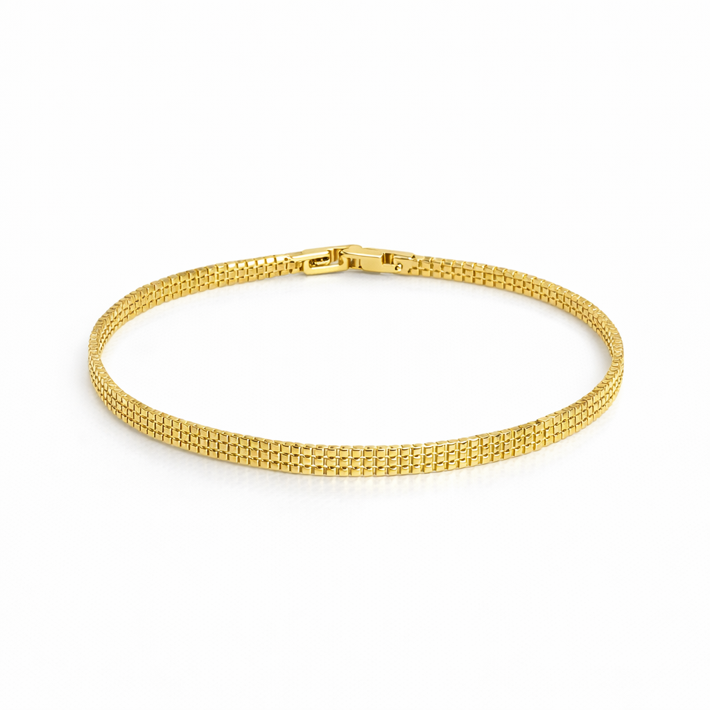 Blocks Gold Bileklik