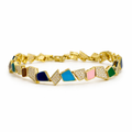 Calystrix Colorful Gold Bileklik