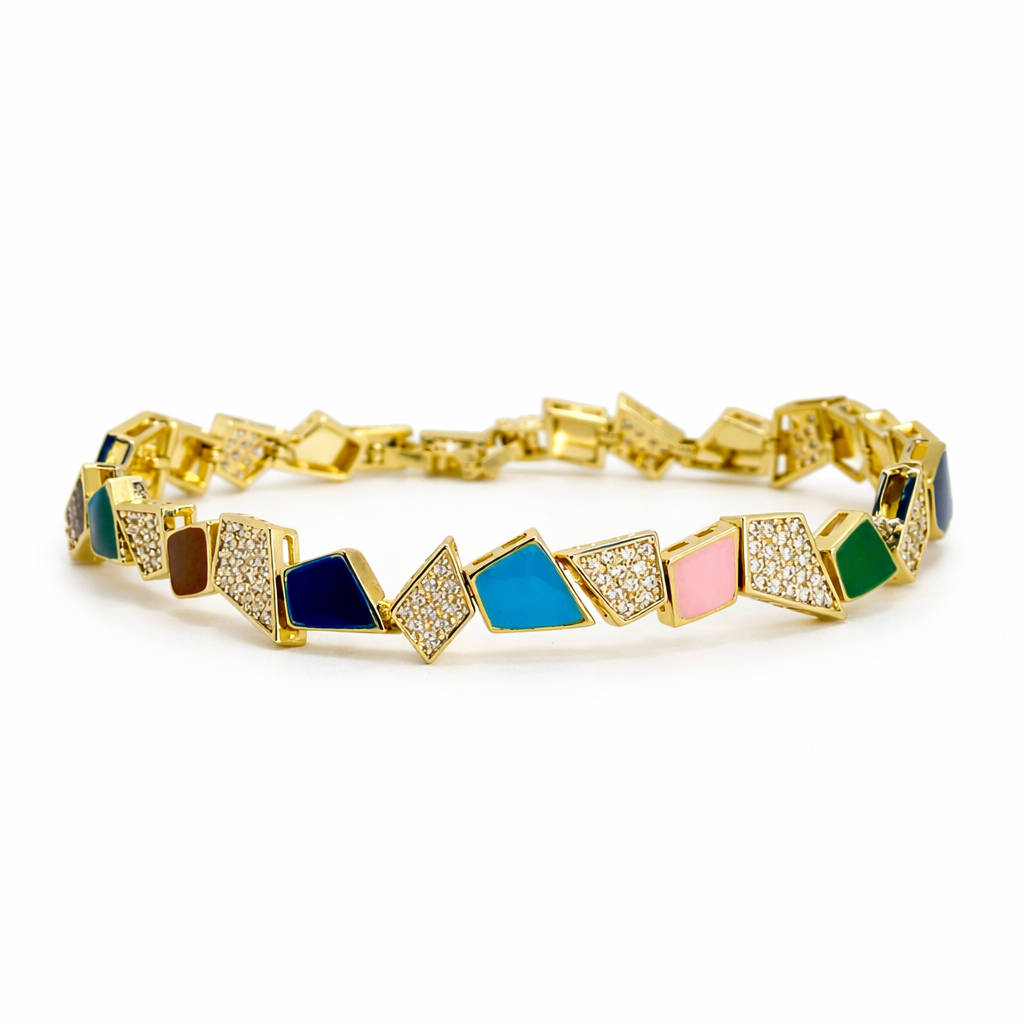 Calystrix Colorful Gold Bileklik