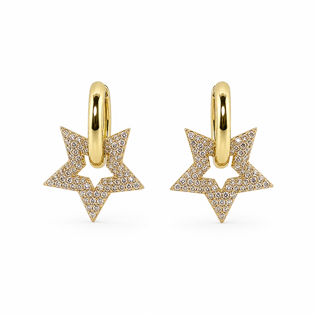 Bliss Star Gold Küpe