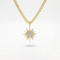 Crown Flame Gold Kolye