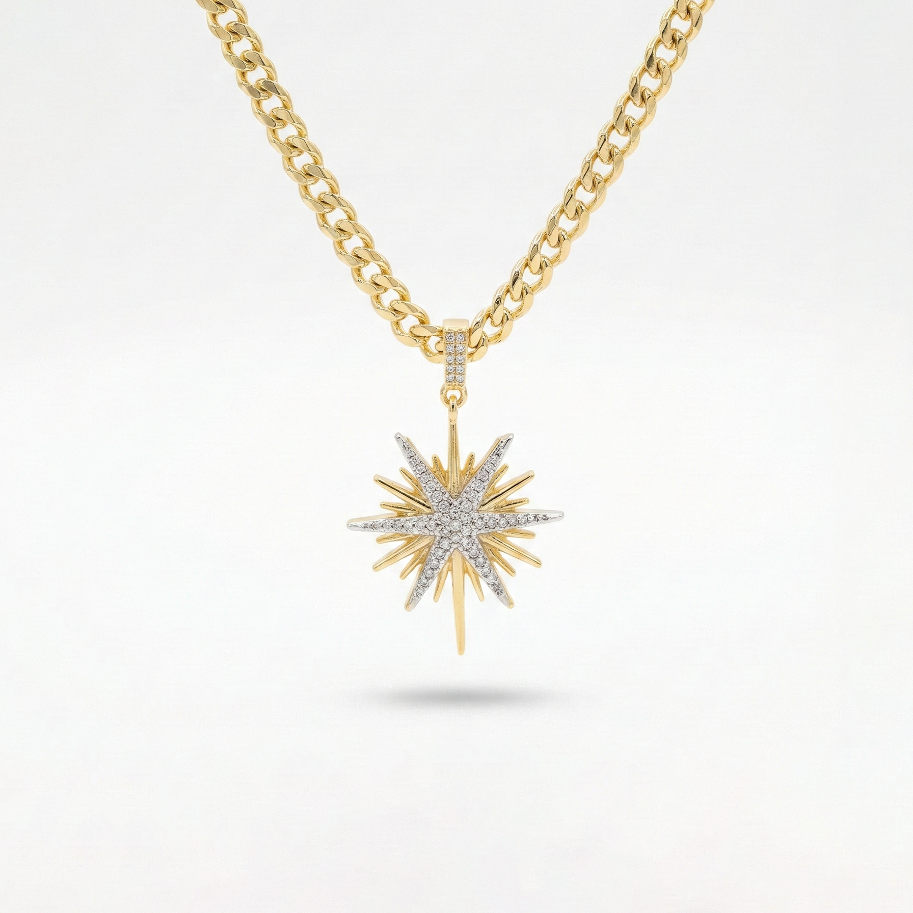 Crown Flame Gold Kolye