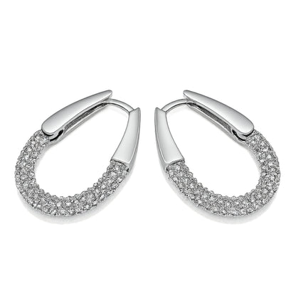 Altın Büyük Chunky Halka Küpe