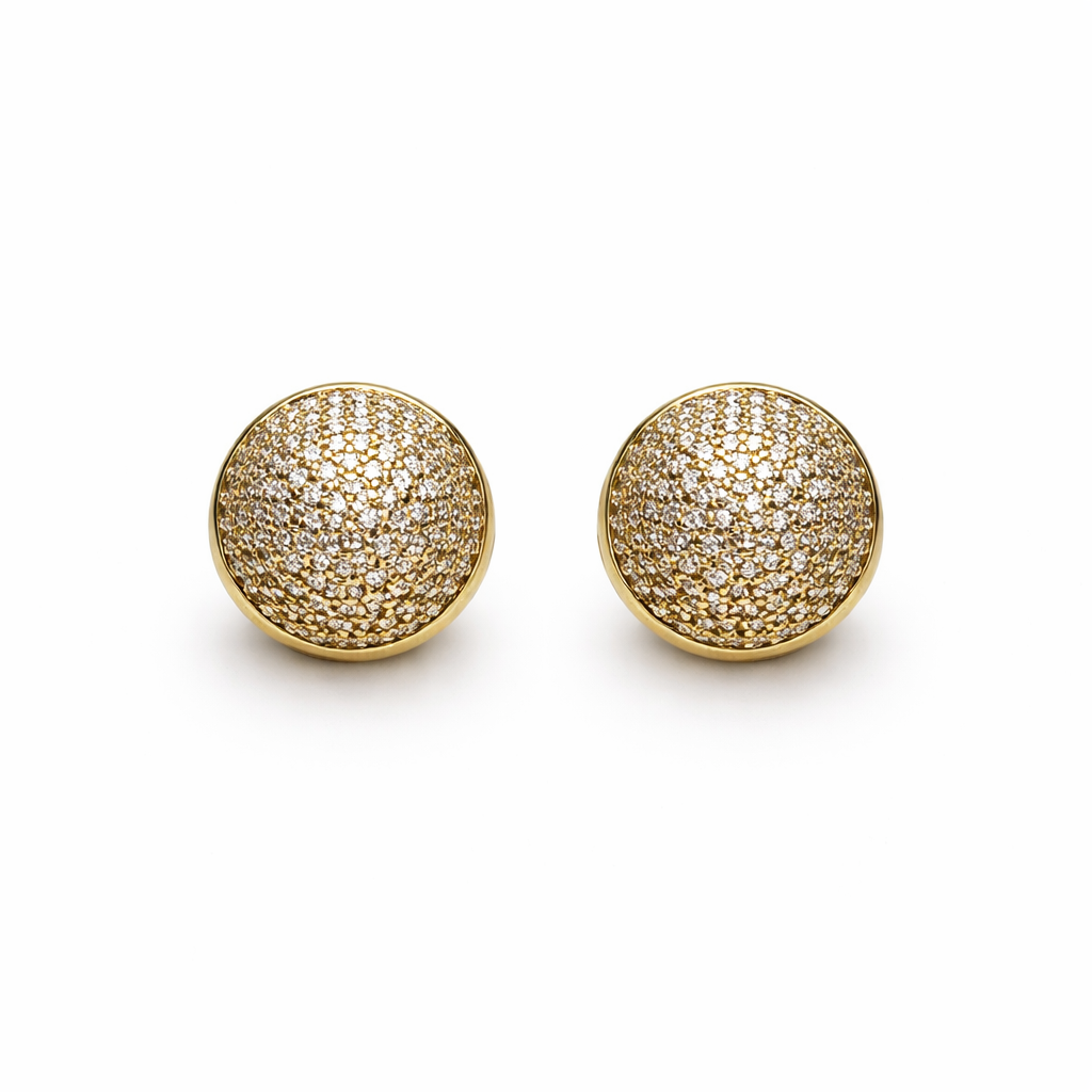 Dome Gold Küpe