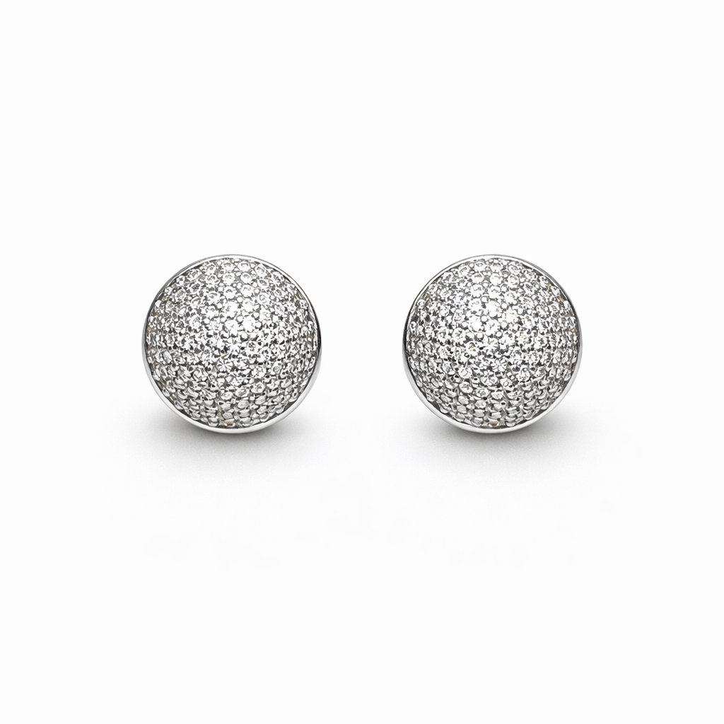 Dome Silver Küpe
