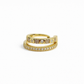 Duo Pave Gold Ear Cuff