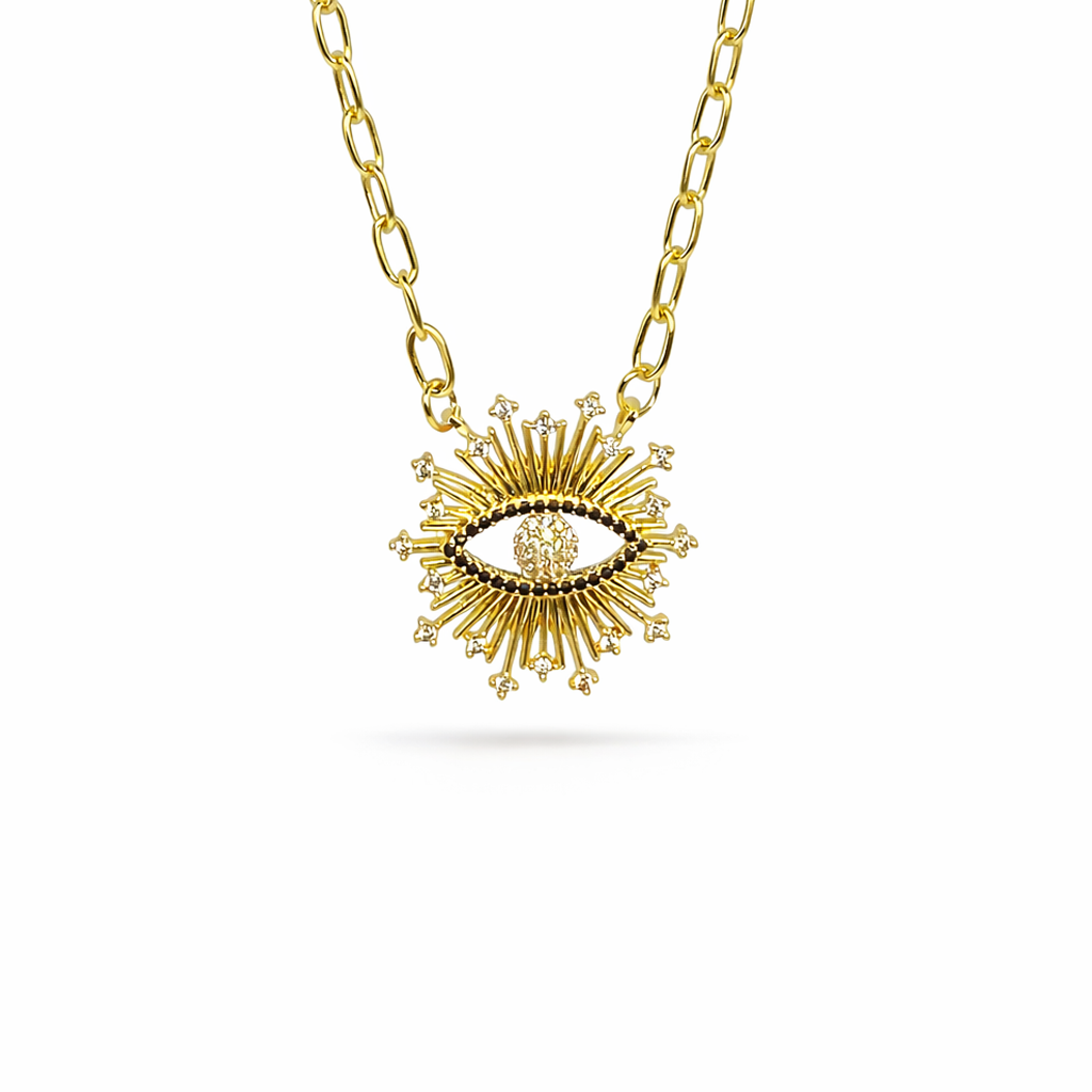 Eternal Eye White Gold Kolye