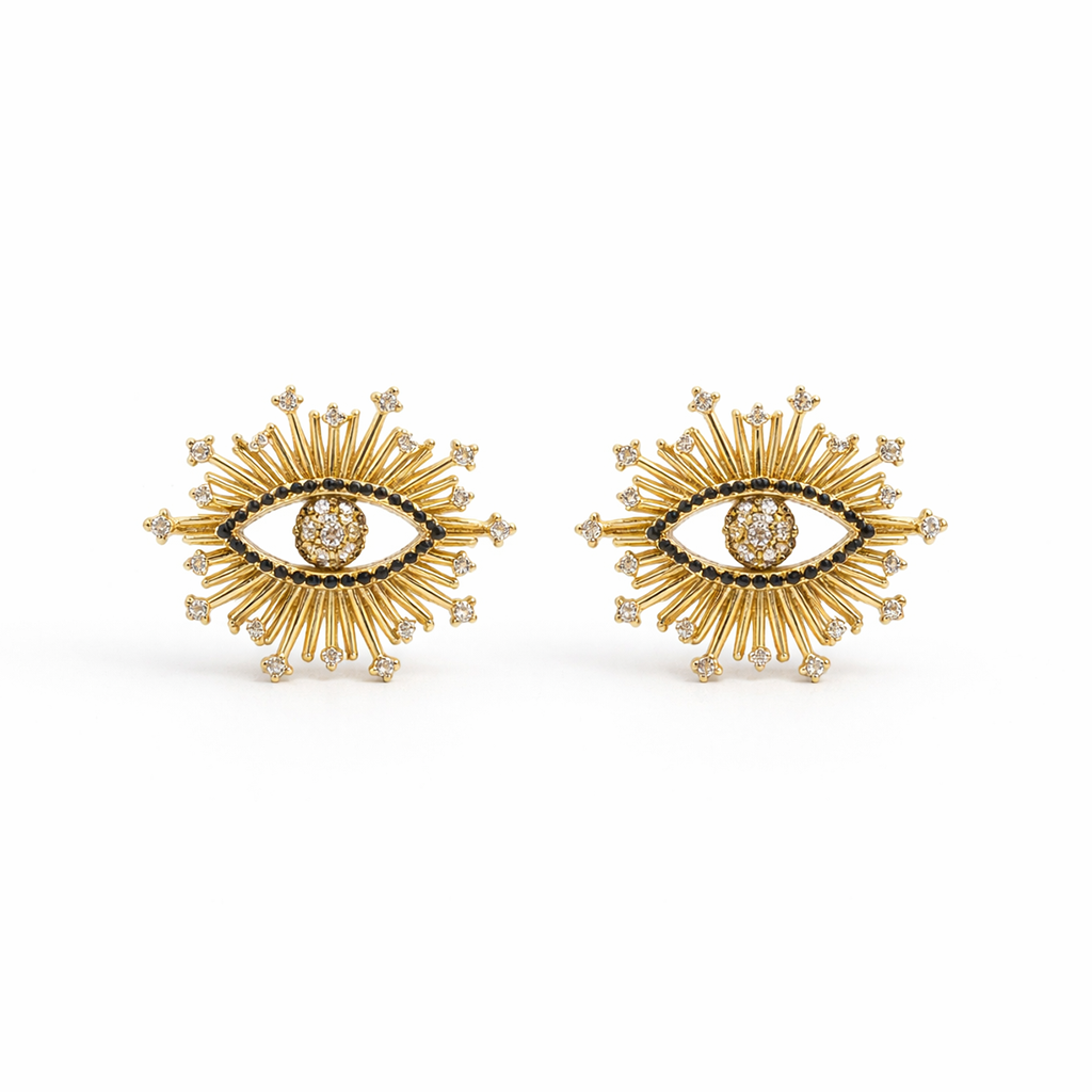 Eternal Eye White Gold Küpe