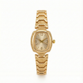Vintage Bej Gold Saat