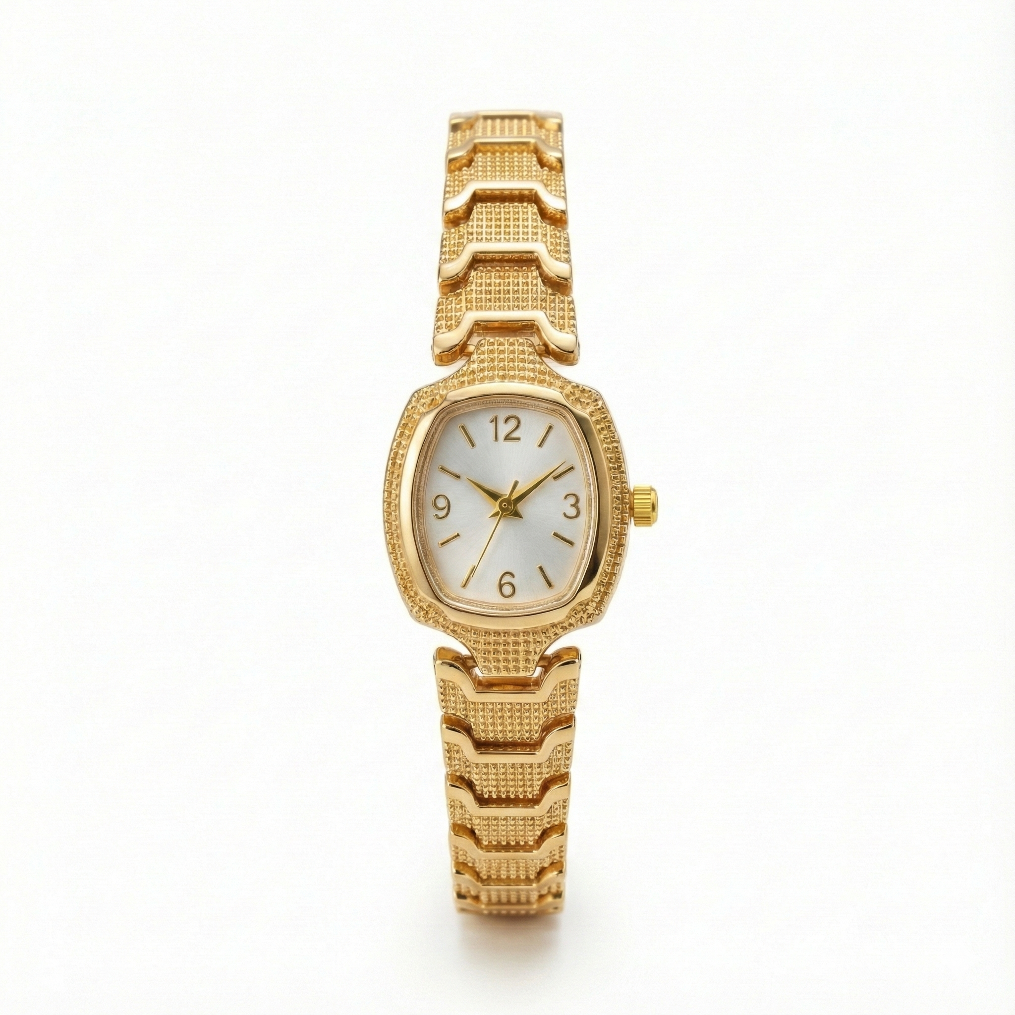 Vintage Beyaz Gold Saat