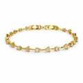 Geo Crystal Gold Bileklik