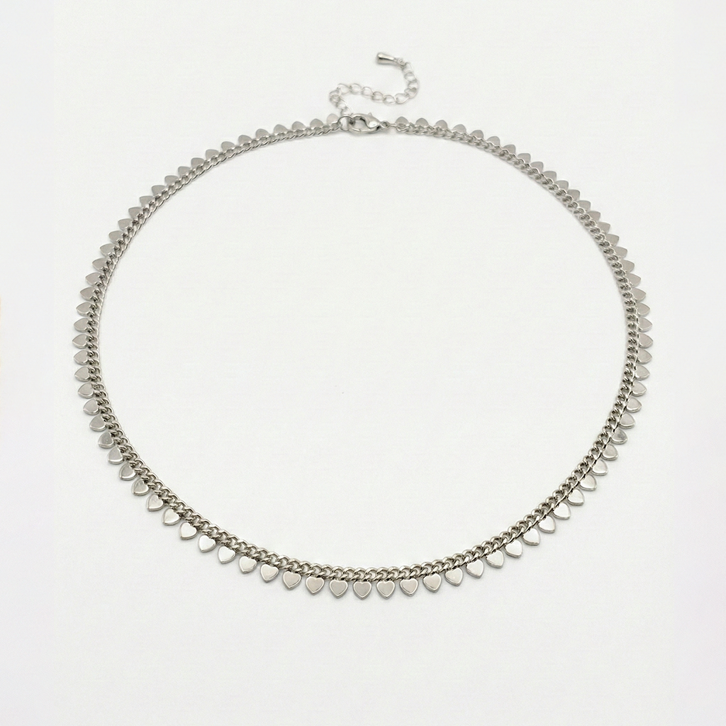 Heartline Silver Kolye