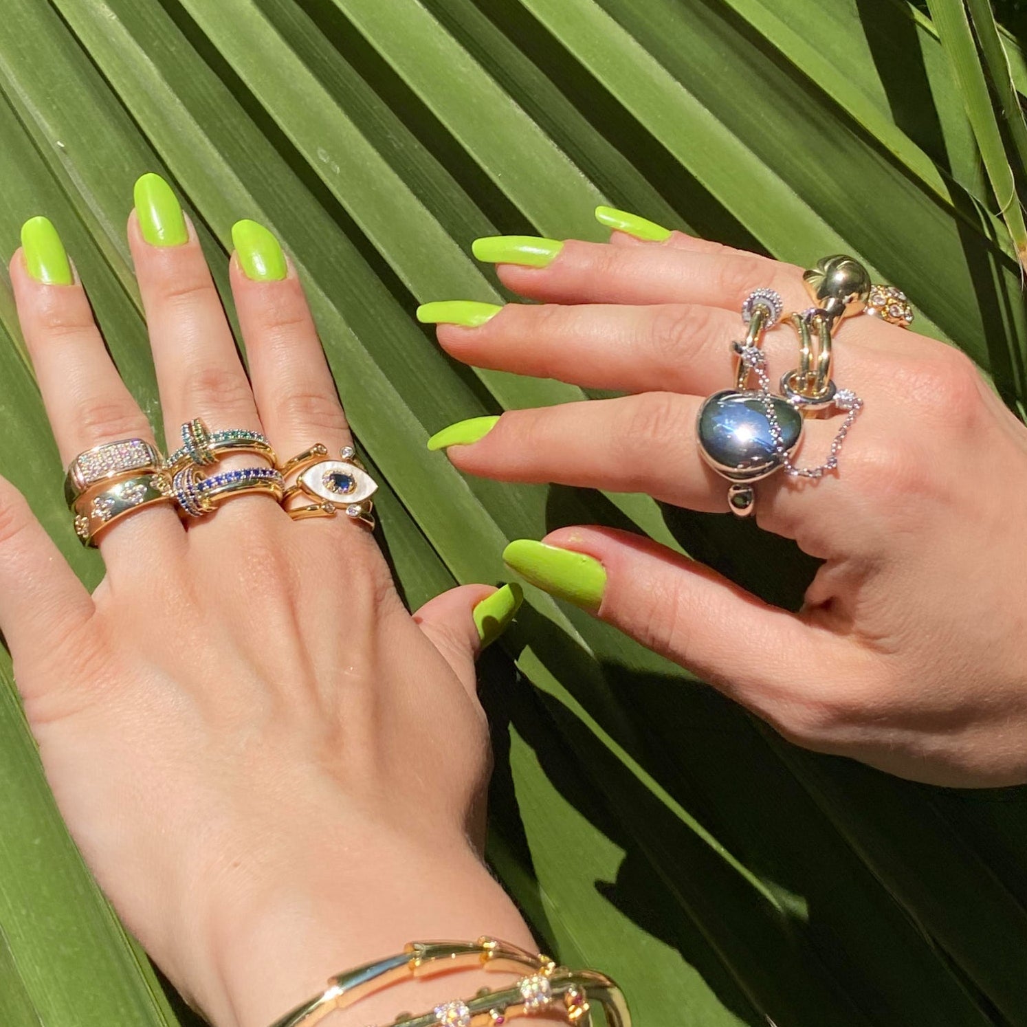 Large Midnight Gold Yüzük