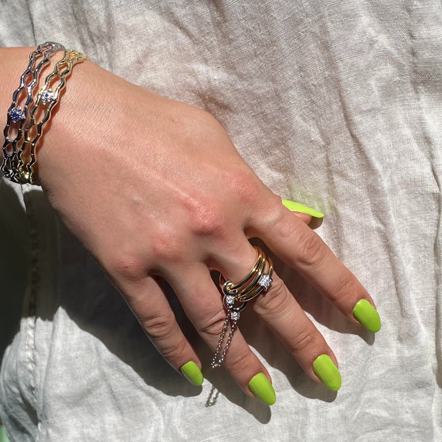 Radiant Links Gold Yüzük