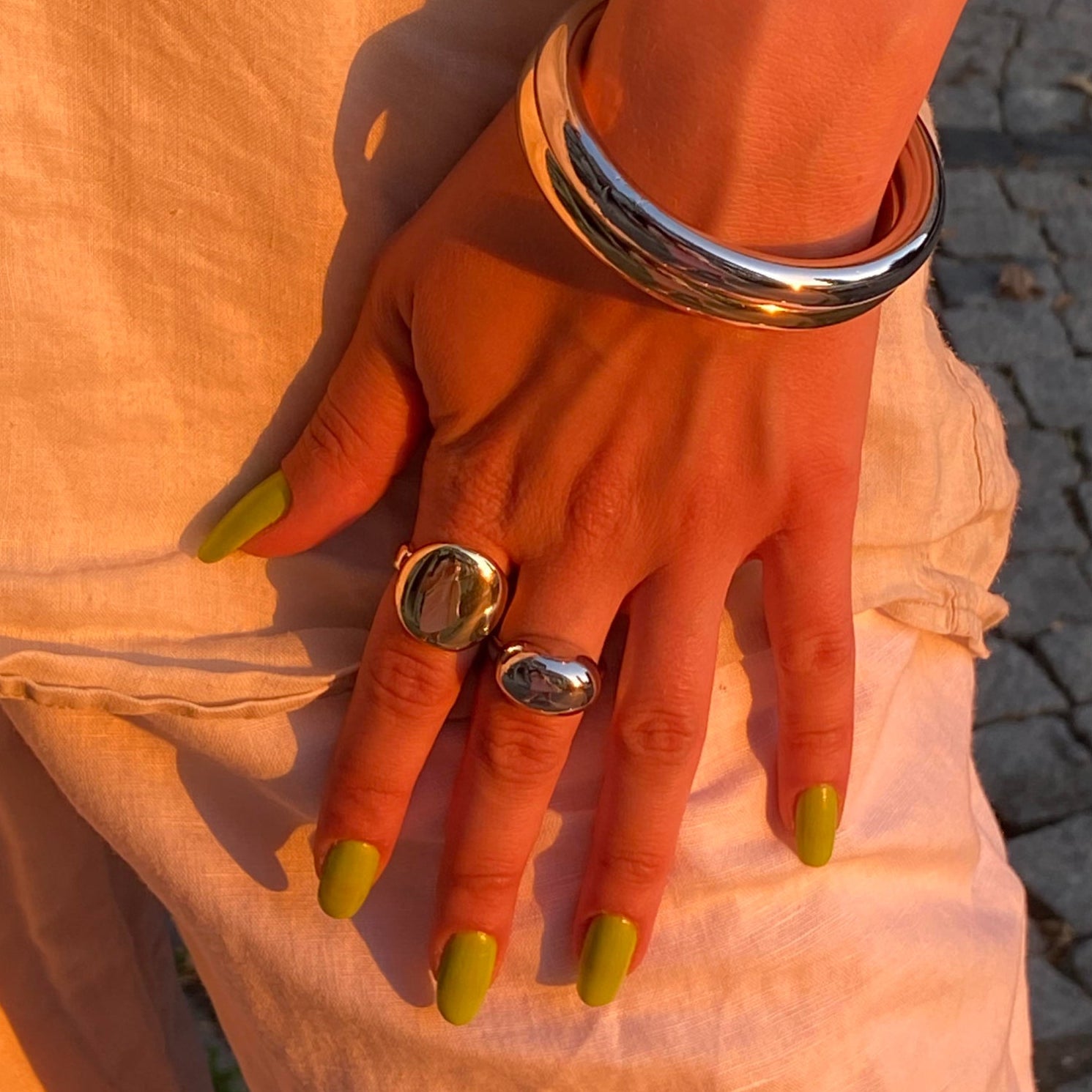 Small Midnight Silver Yüzük