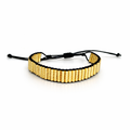 Line Black İpli Gold Bileklik