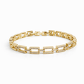Link Crystal Gold Bileklik