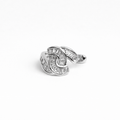 Linked Shine Silver Ear Cuff
