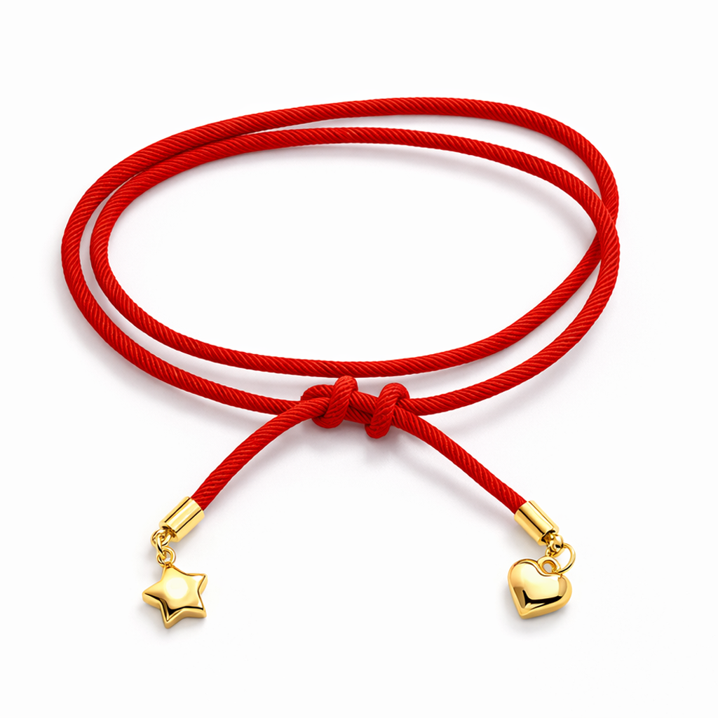 Liroheart Red İpli Gold Bileklik