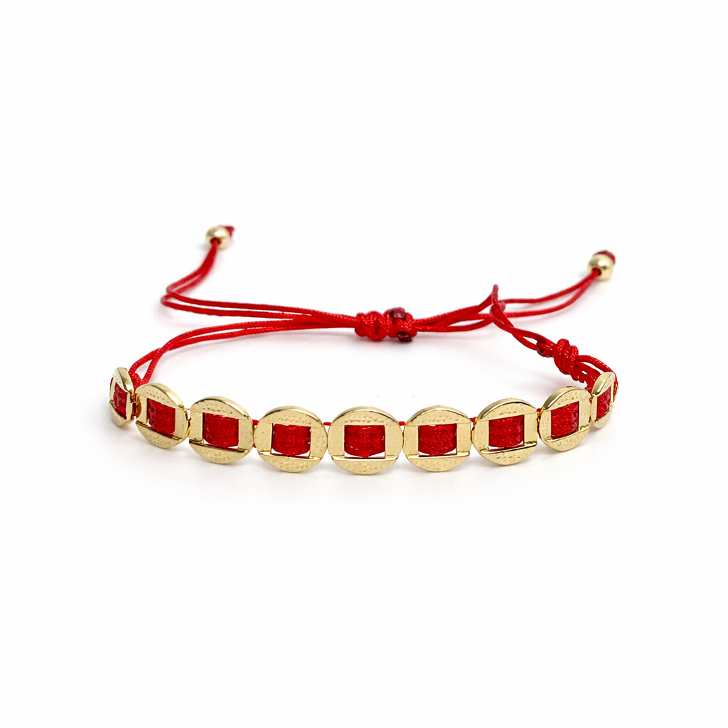 Lirora Red İpli Gold Bileklik