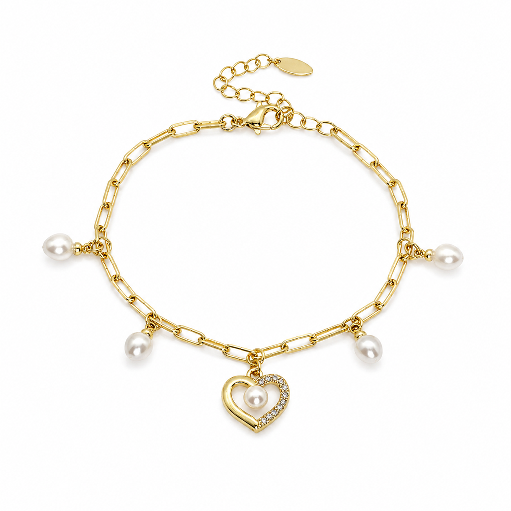 Love Charm Gold Bileklik
